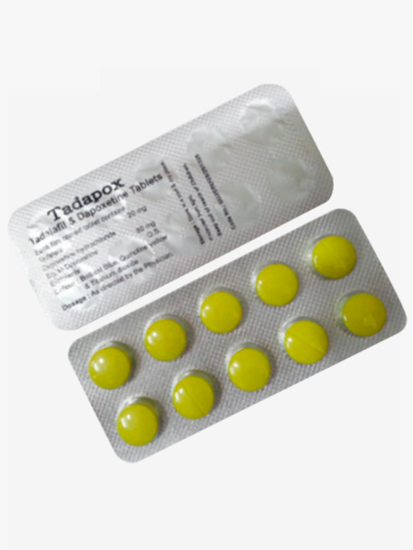 Tadapox 20 mg tadalafil 60mg dapoxetine
