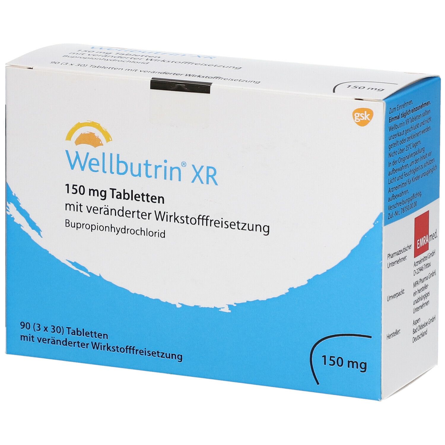 Bupropion pilule