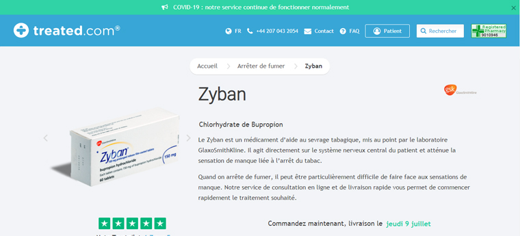 Prix zyban france