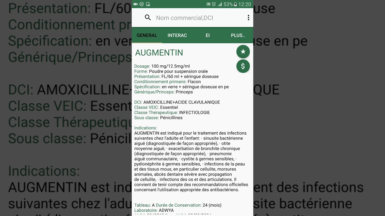 Augmentin generique amoxicilline