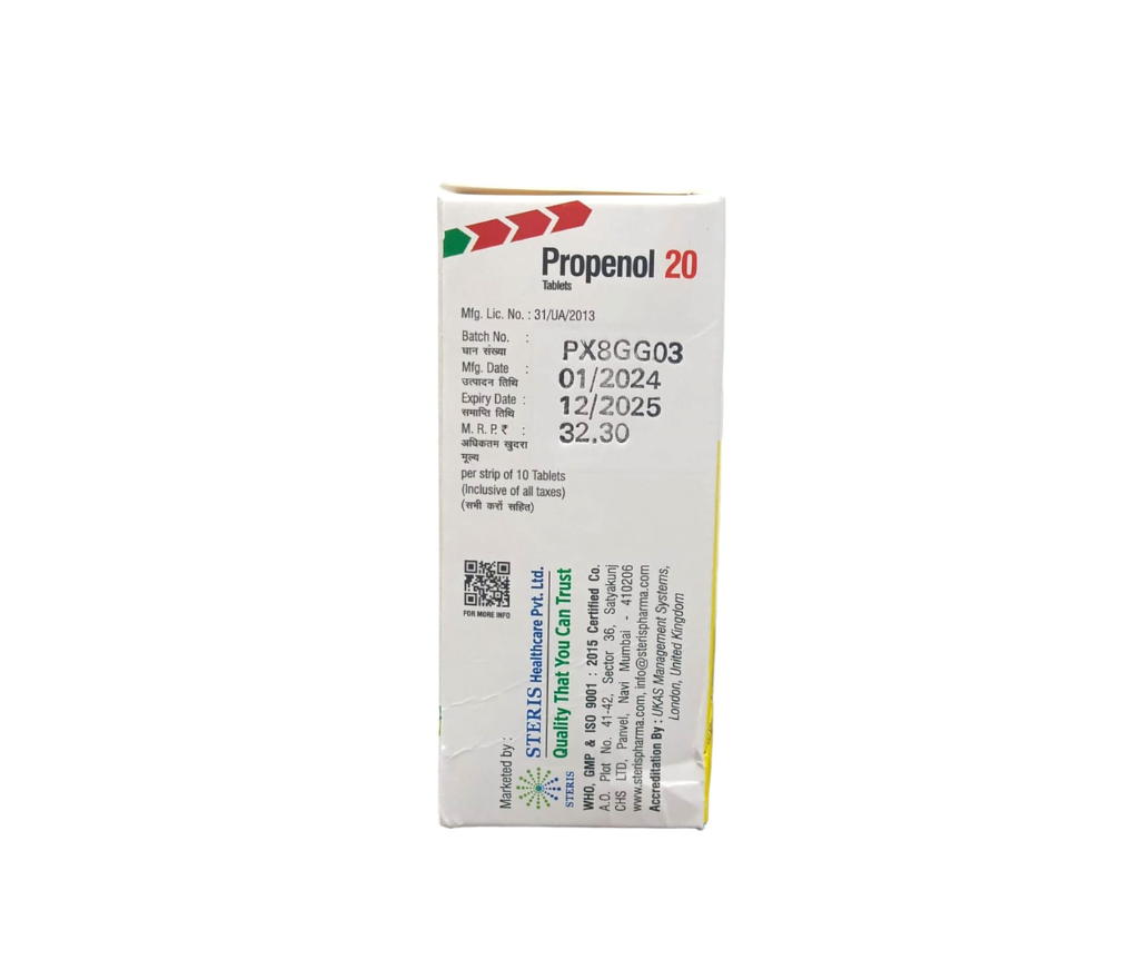 Propranolol 20 Mg Avis