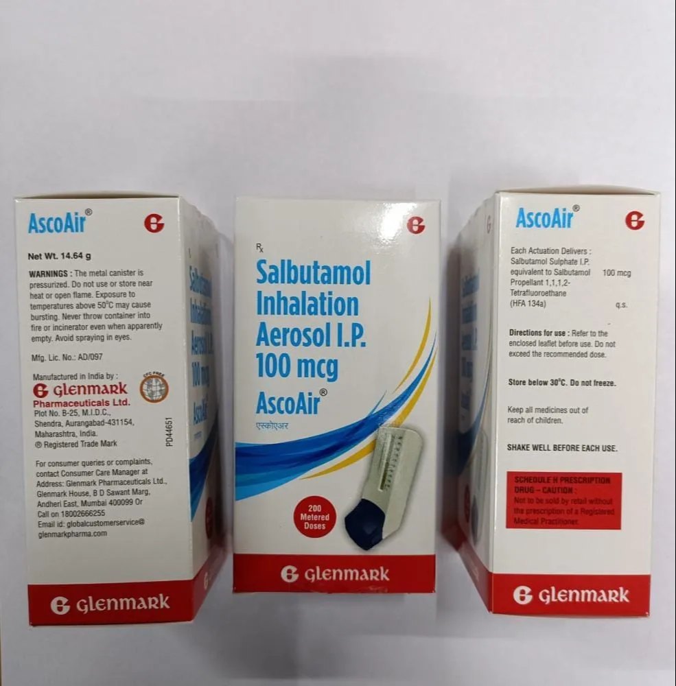 Salbutamol de 100 mcg