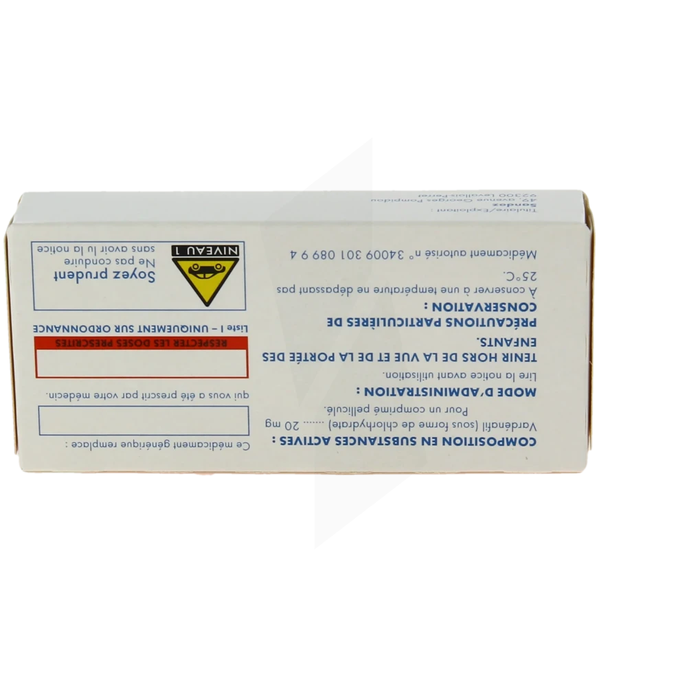 Vardenafil Biogaran Prix