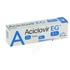 Aciclovir crème 10g prix