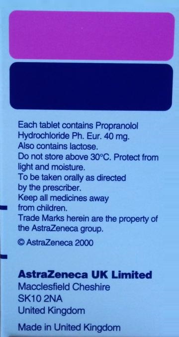 Inderal La 40 Mg
