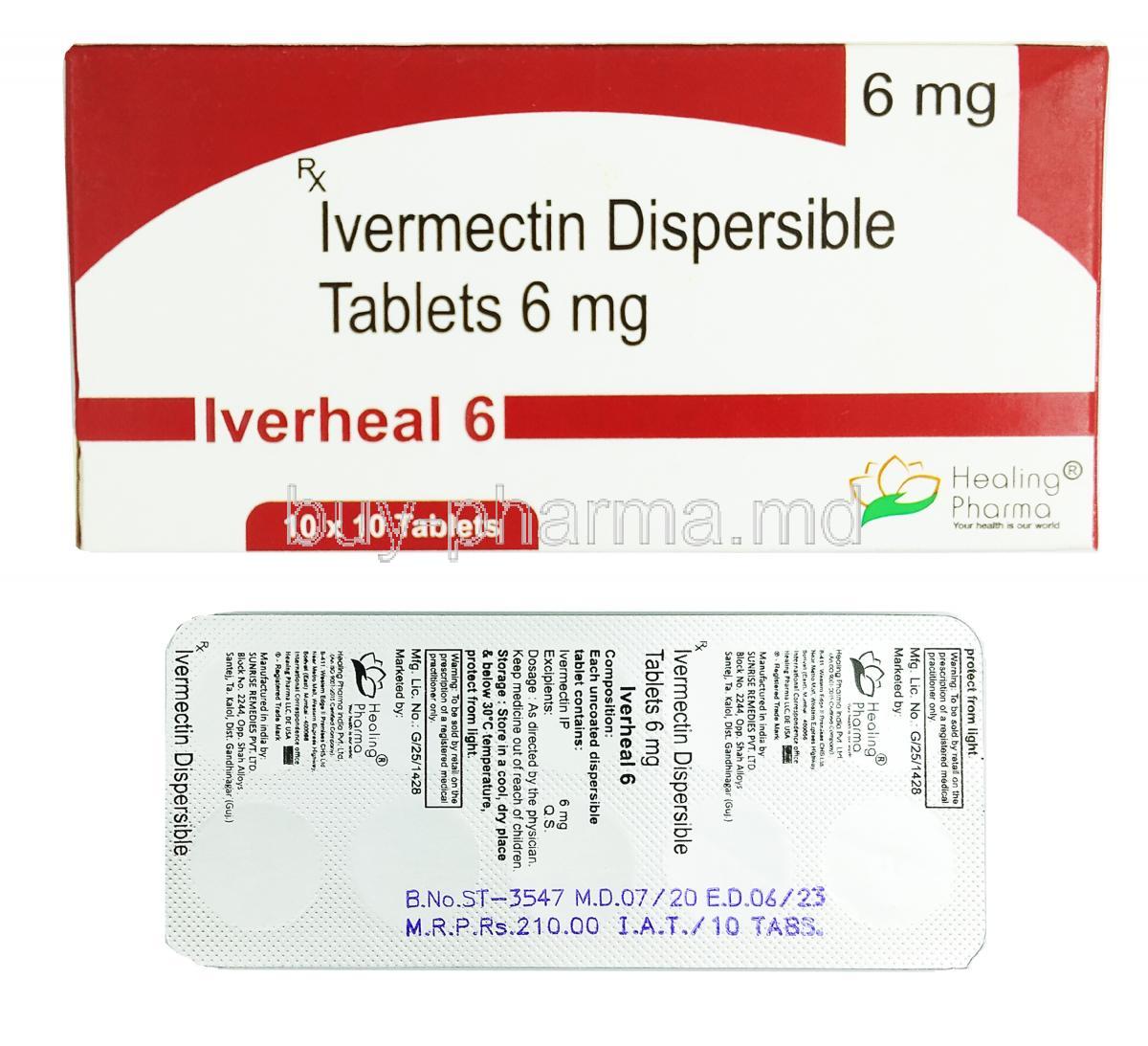 ivermectine 6mg online