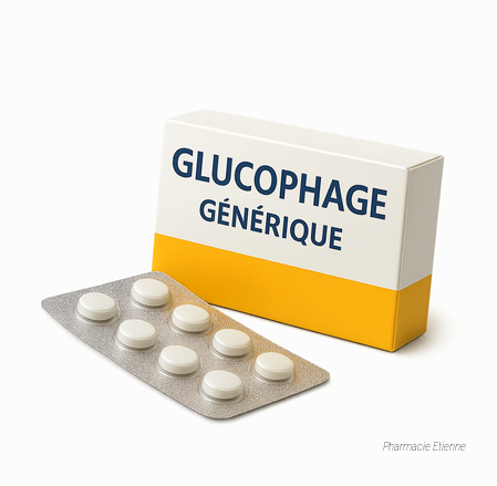 Glucophage bon marché