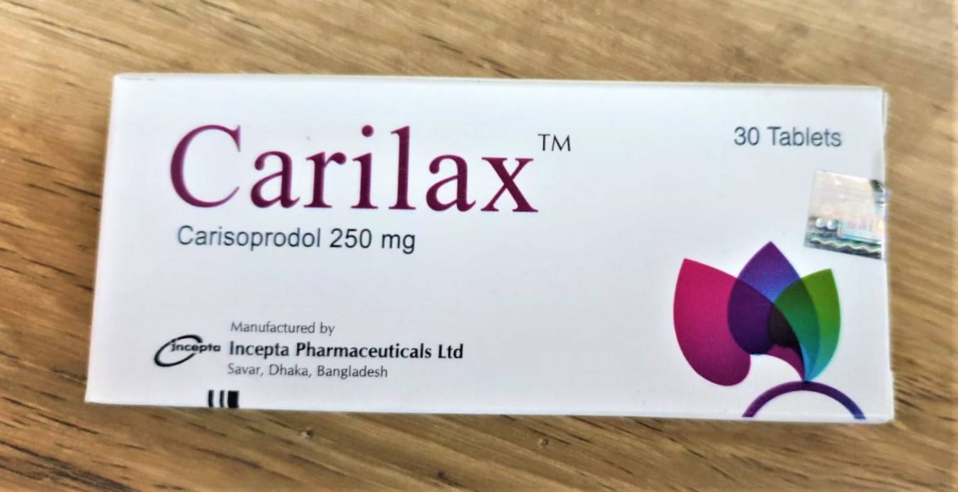 Carisoprodol de 250 mg