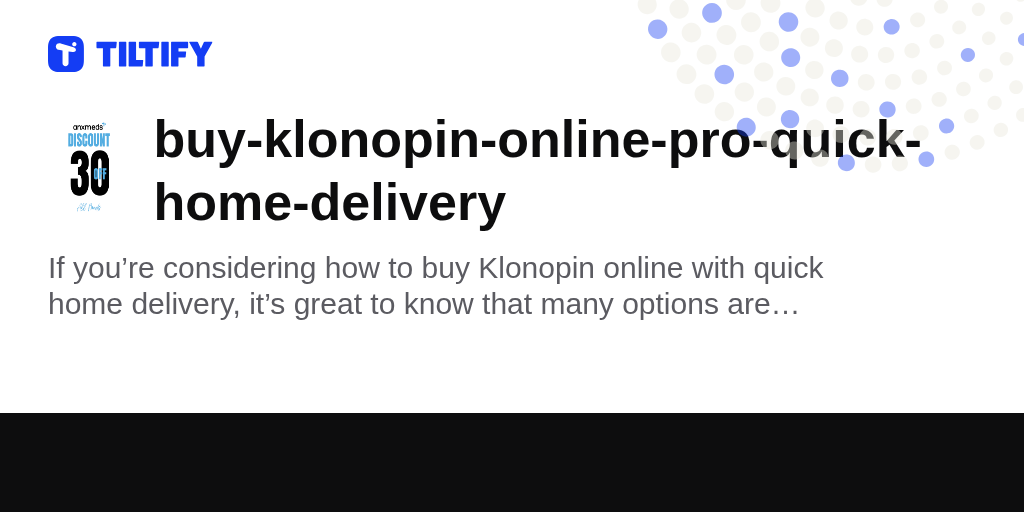 Klonopin online acheter