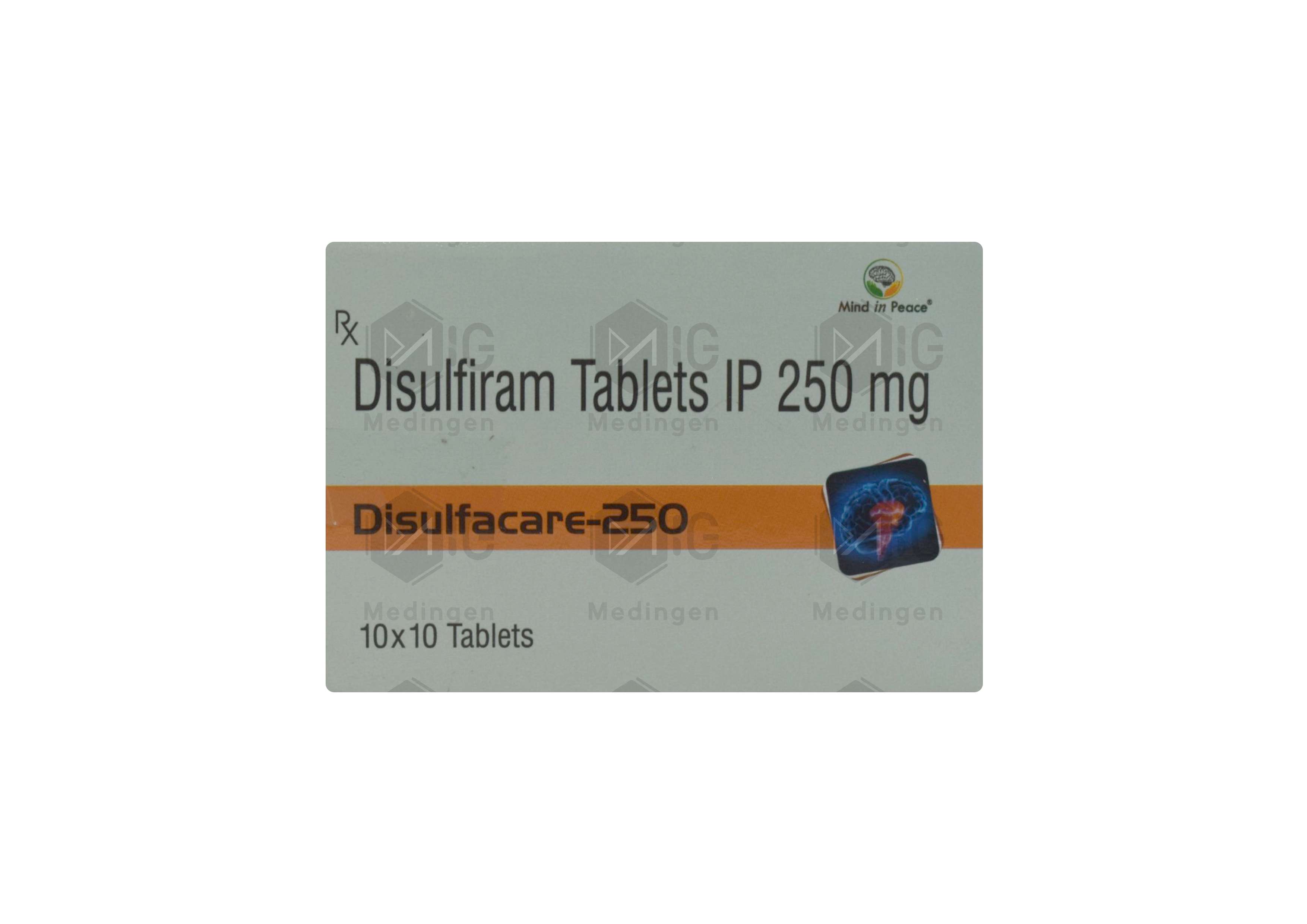 Disulfirame 250mg