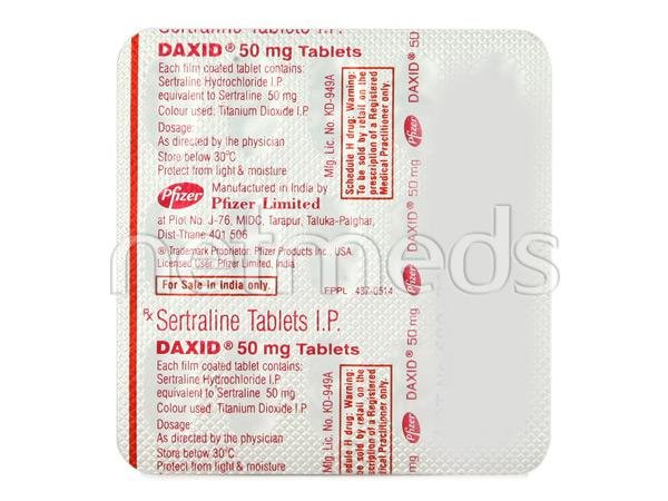 Sertraline 50 mg compendium