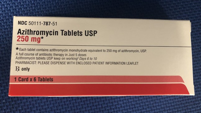 Azithromycin monohydrate 250 mg