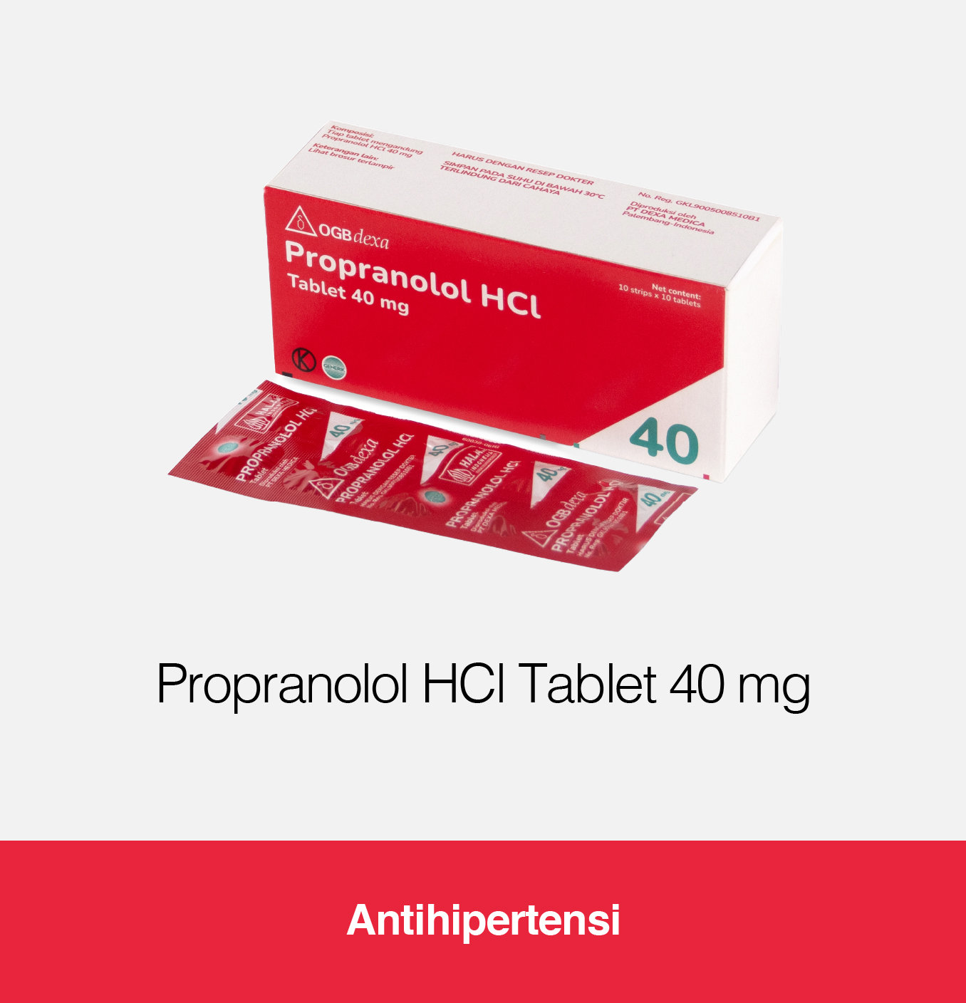 Propranolol X 40 Mg