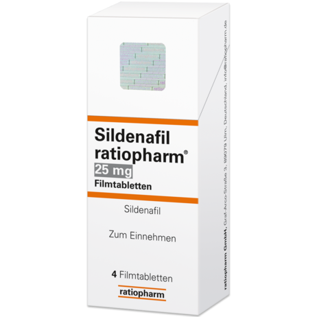 Sildenafil ratiopharm 25mg