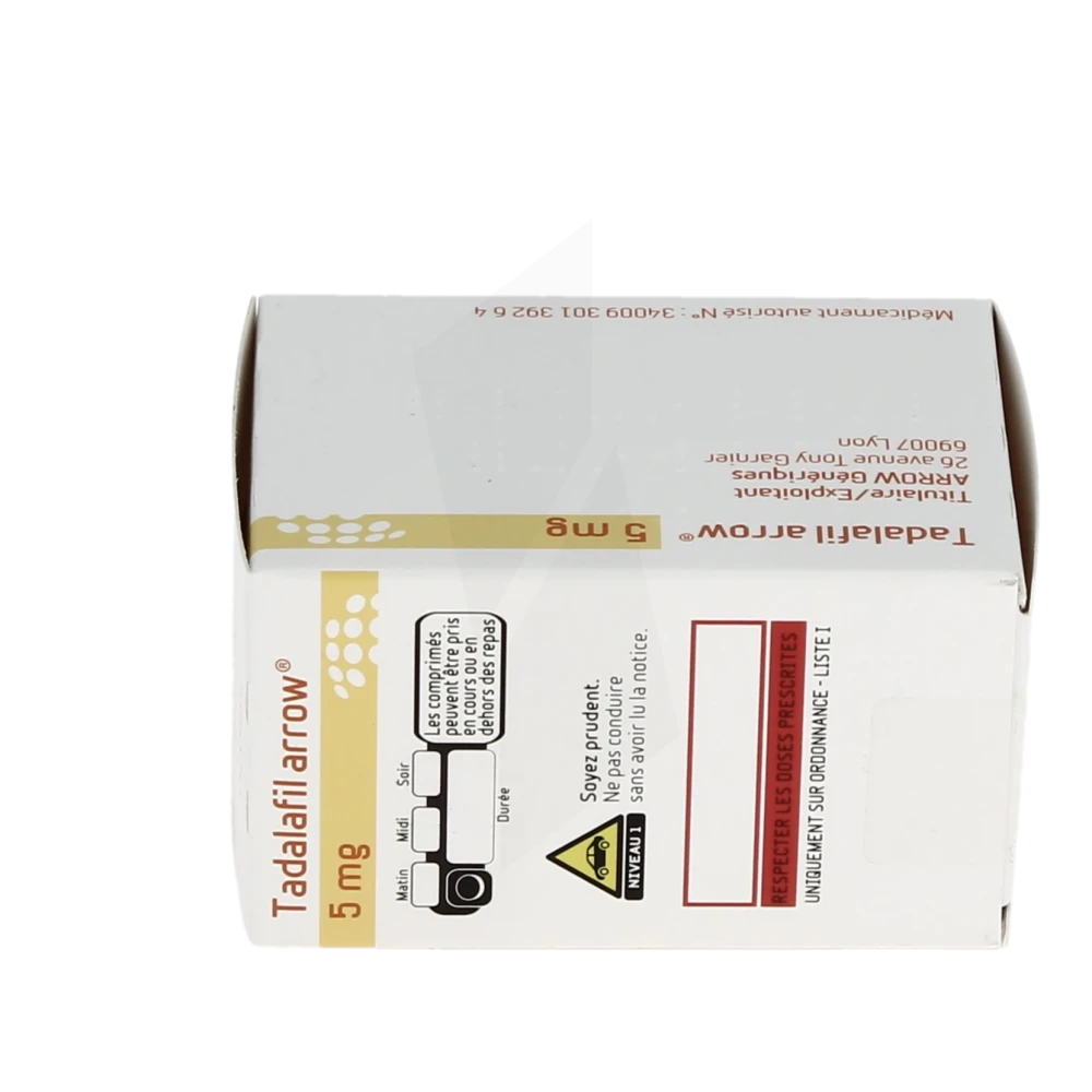 Prix Tadalafil 5 Mg Comprimé Pelliculé Boîte De 84