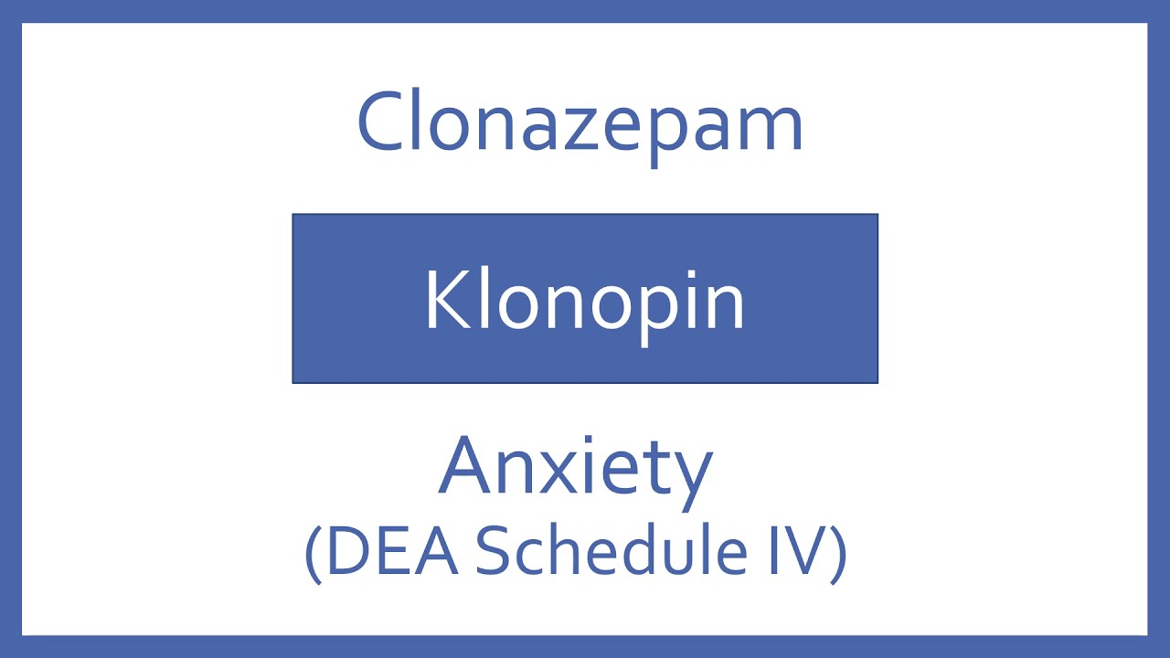 Clonazepam générique