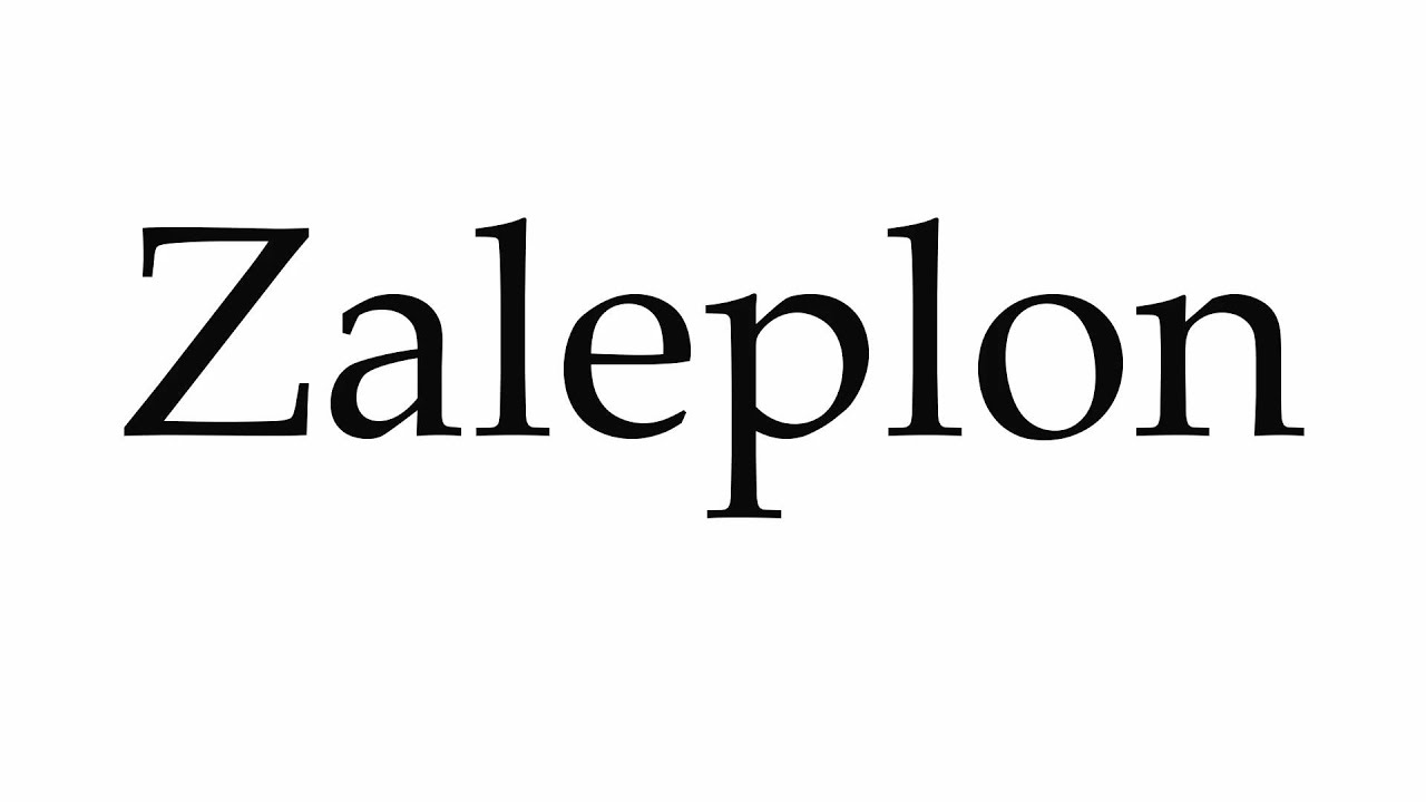 zaleplon pilule