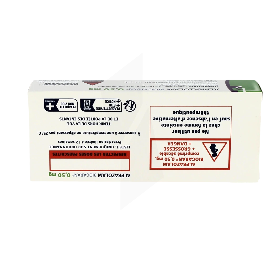 Alprazolam 1mg France