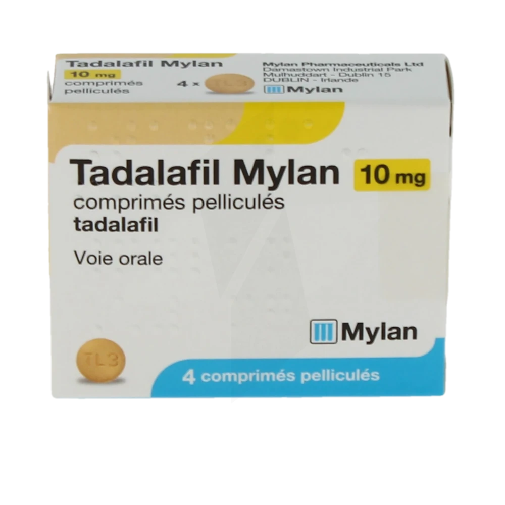 Tadalafil mylan 10 mg avis