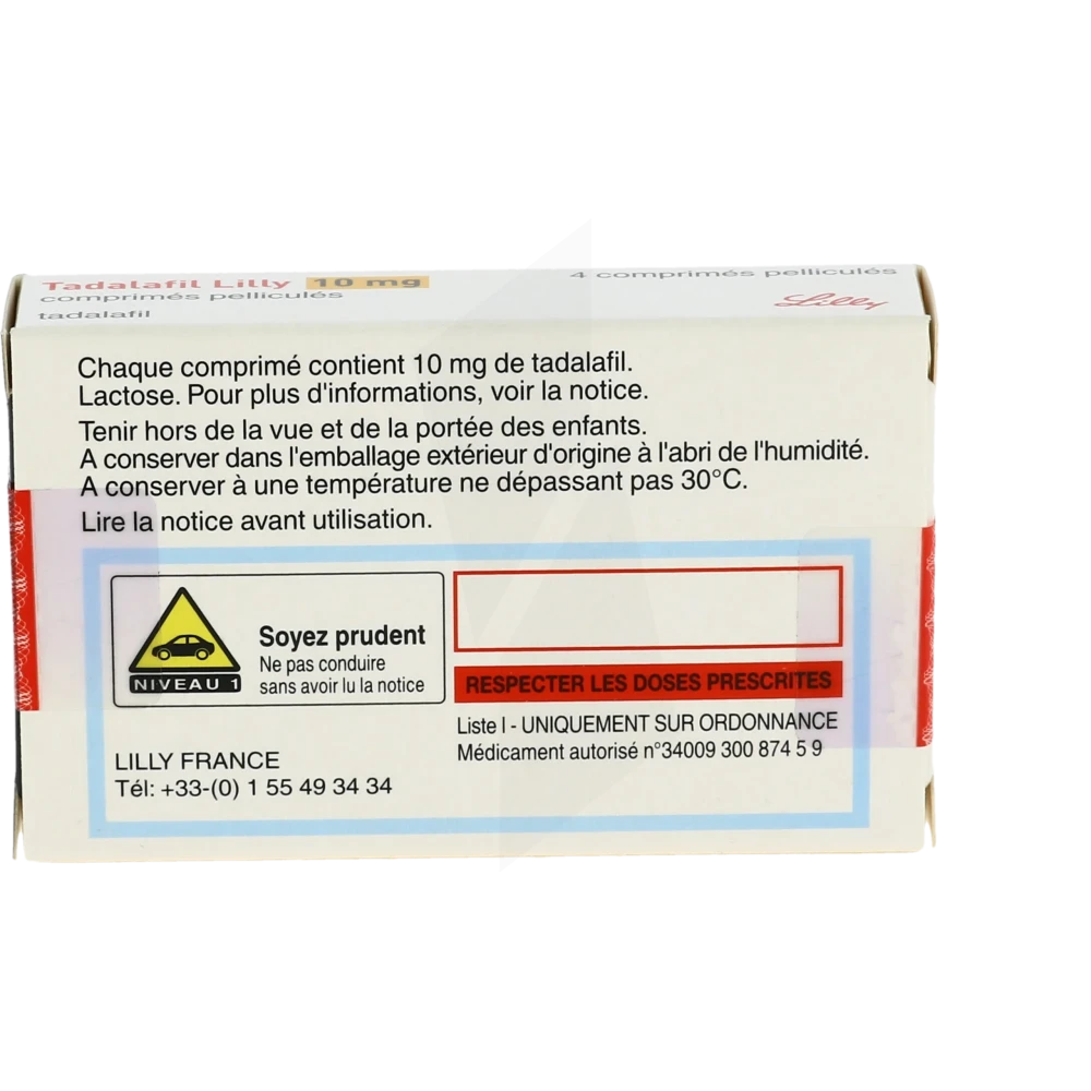 tadalafil 10 mg sans ordonnance
