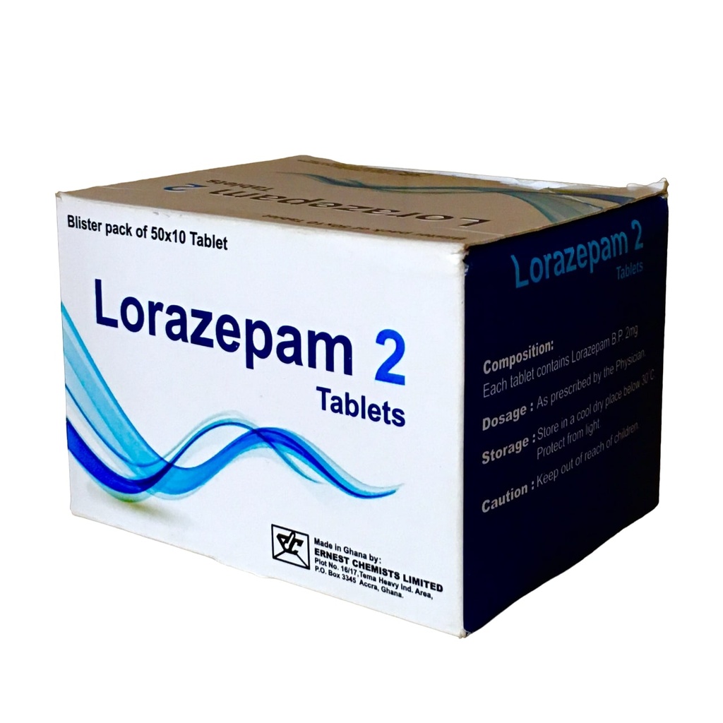 Lorazepam De 2mg
