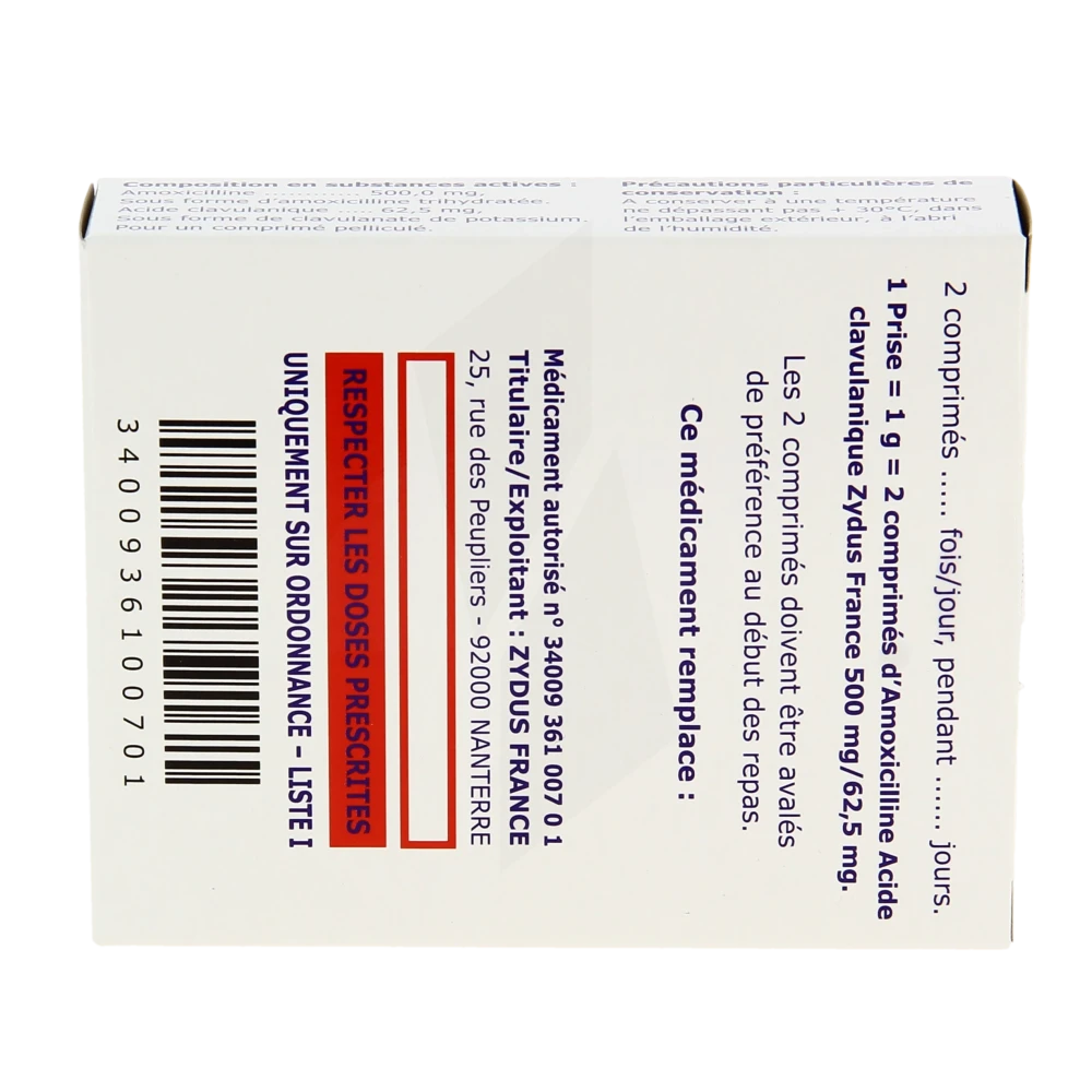 Amoxil prix france