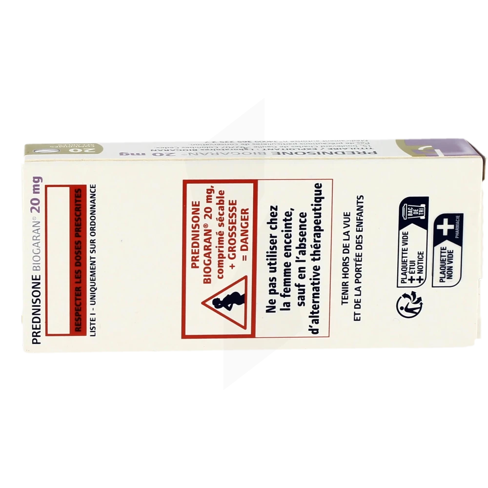 Prednisolone 20 mg generique de quel medicament