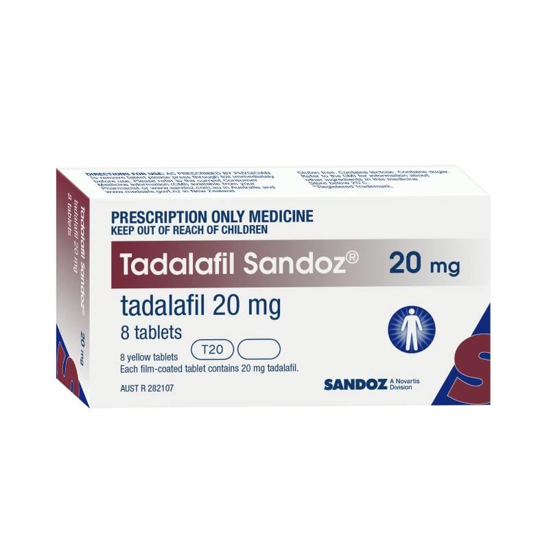 Tadalafil sandoz 2 5 mg