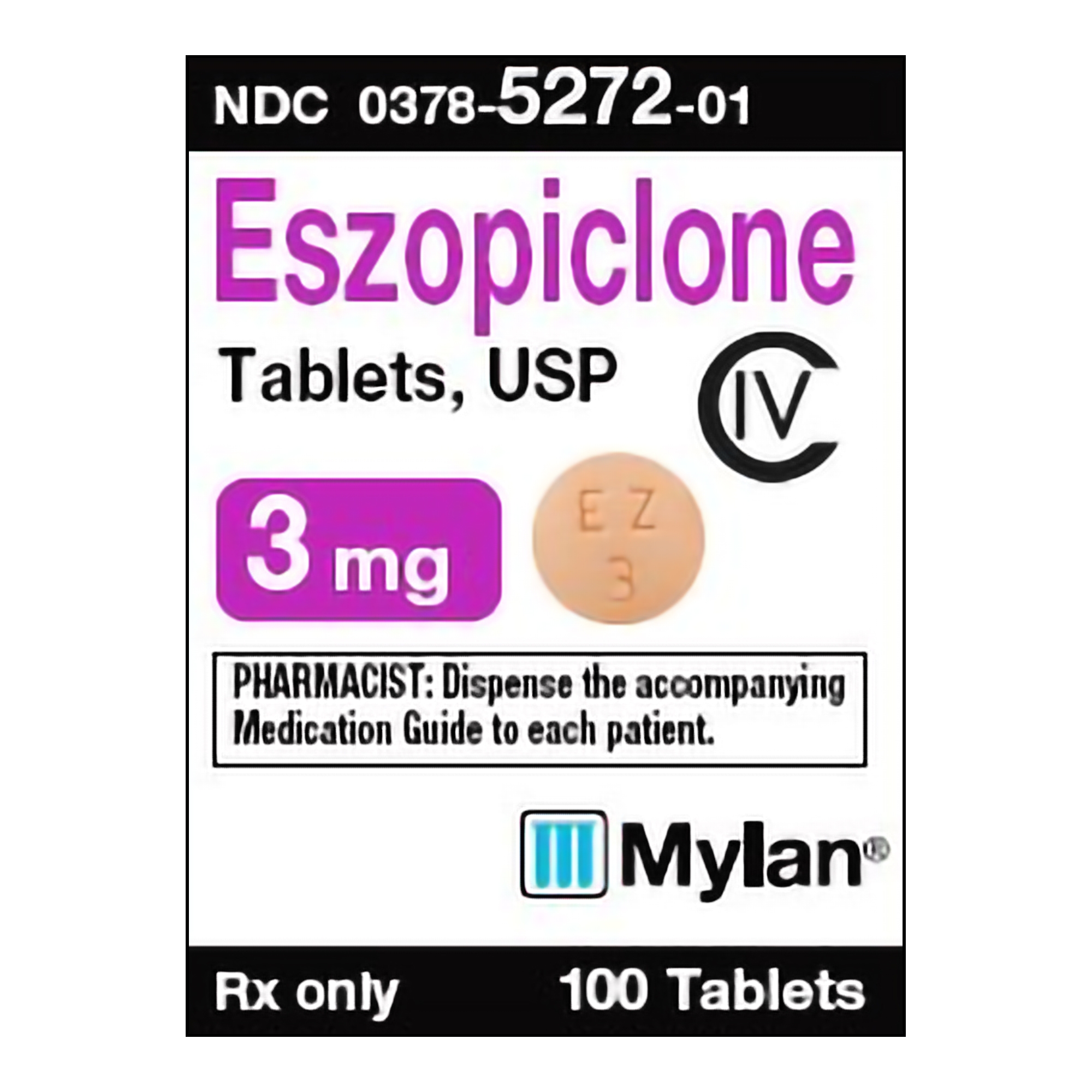 eszopiclone 3mg