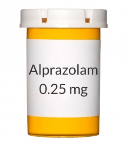 Alprazolam 0.25 mg online