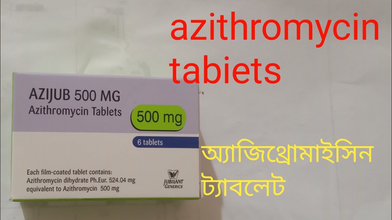 Azithromycin jubilant 500mg