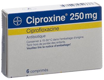 Ciprofloxacin sans ordonnance