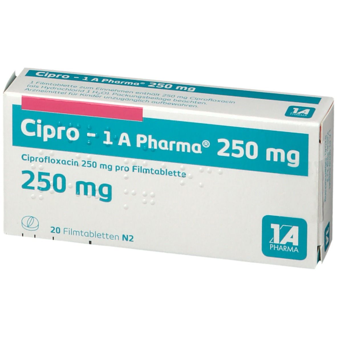 Ciprofloxacin 1a 250 mg