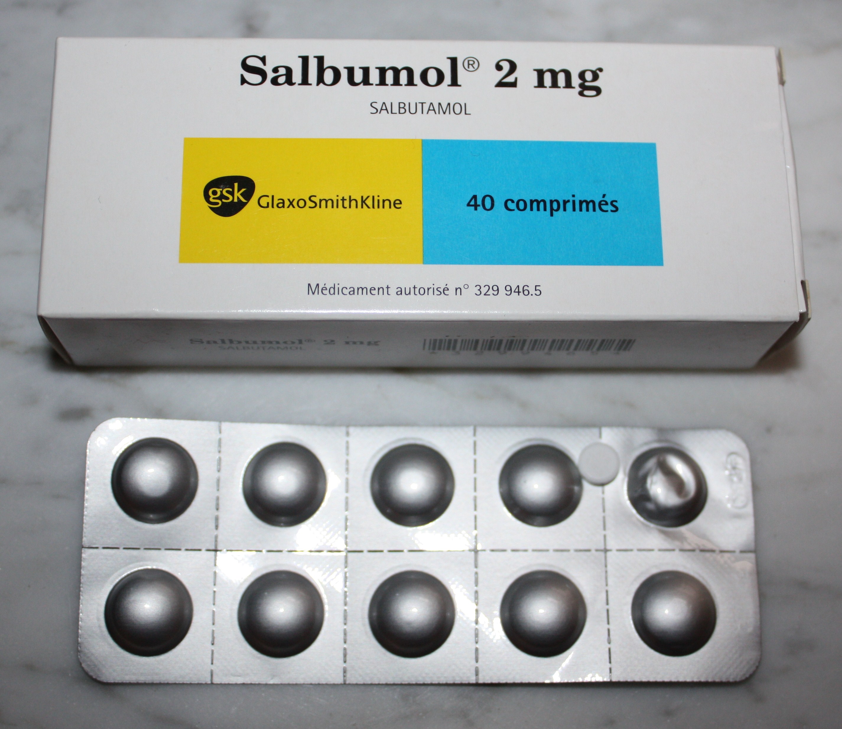 Acheter salbutamol comprimé