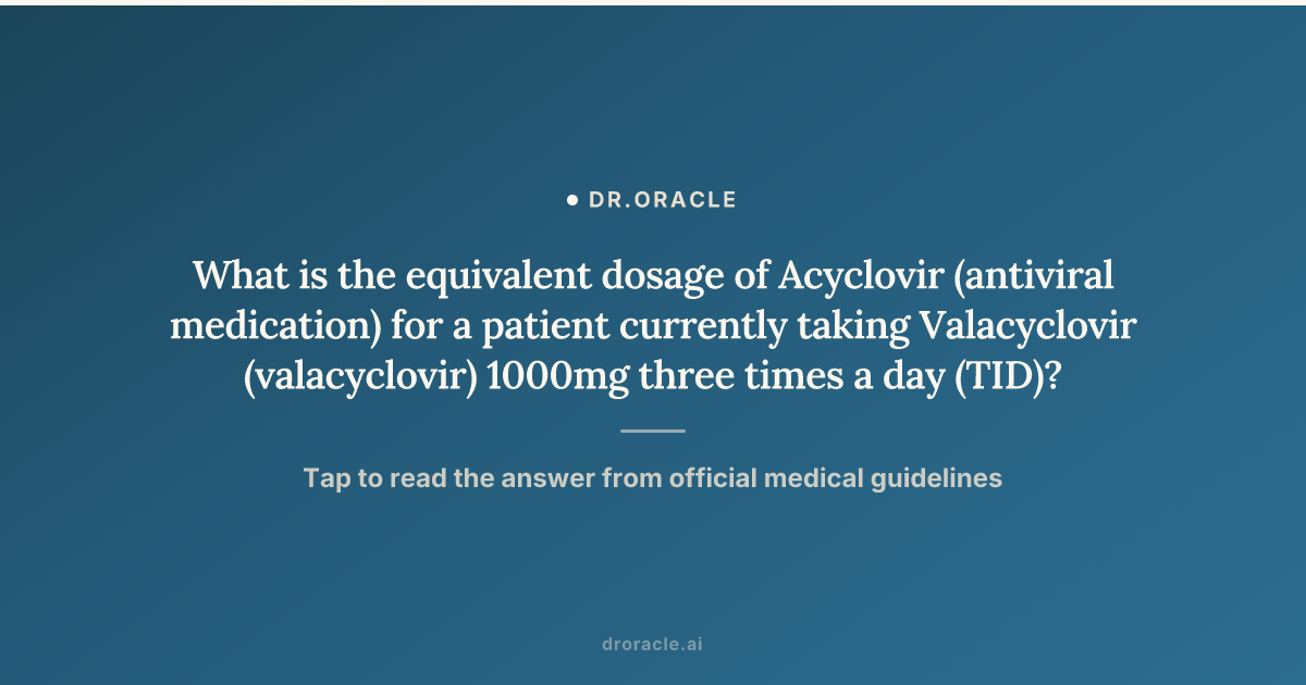Acyclovir 1000mg