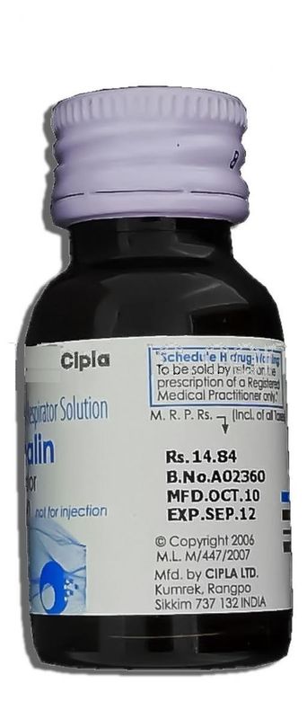 asthalin salbutamol 15ml prix
