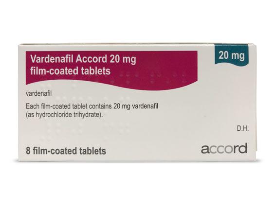 Vardenafil hcl 20mg