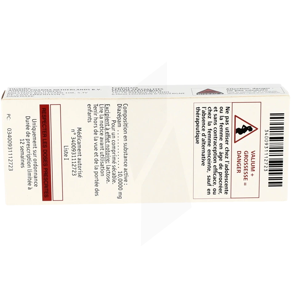 commander du valium en ligne