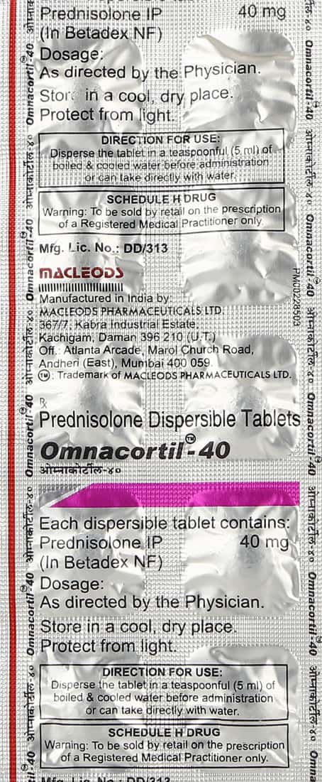 Prednisolone 40mg