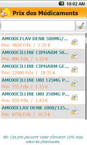 prix amoxicilline