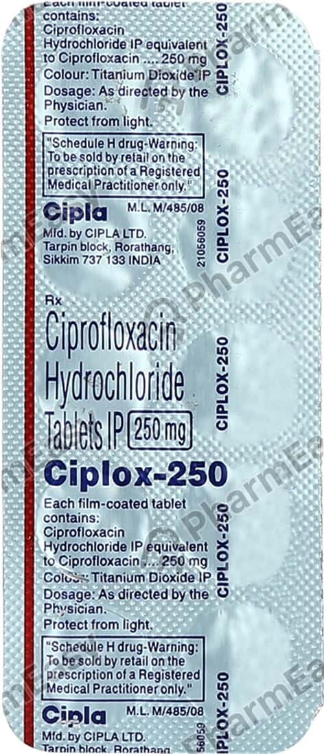 Ciprofloxacin 250mg emc