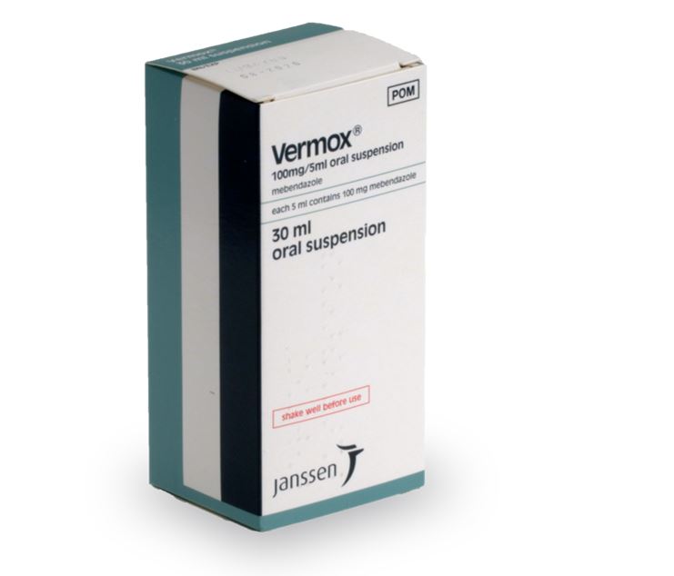 mébendazole 100mg