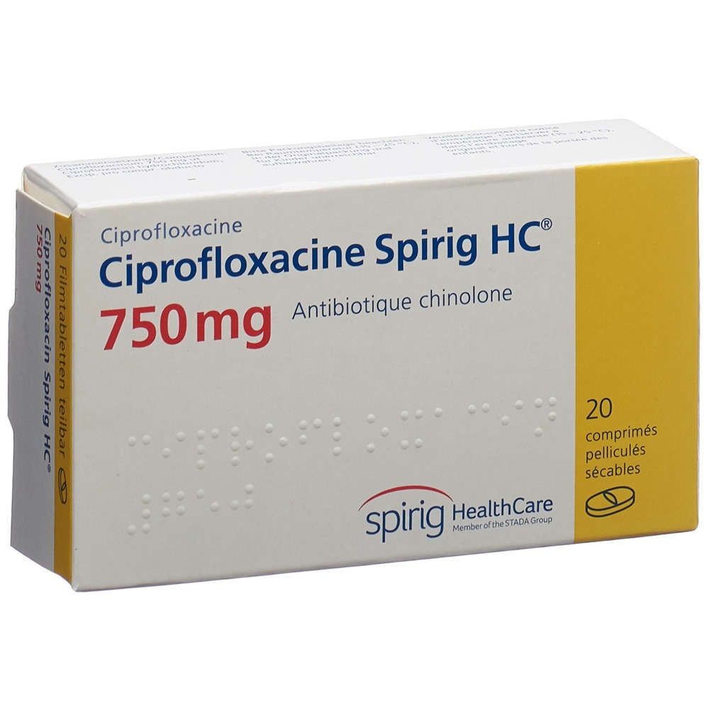 Ciprofloxacin 750 mg cp