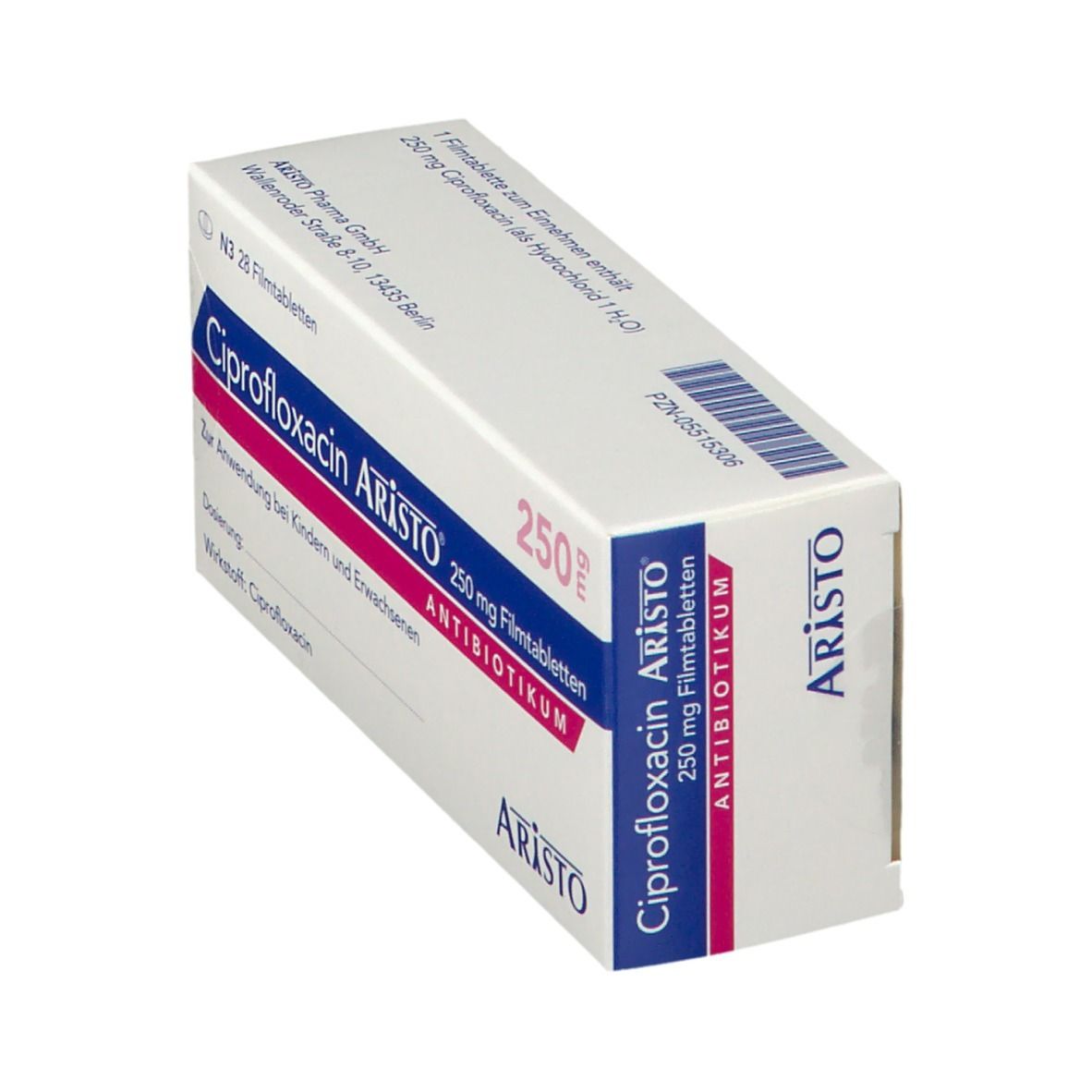 Ciprofloxacin aristo 750 mg