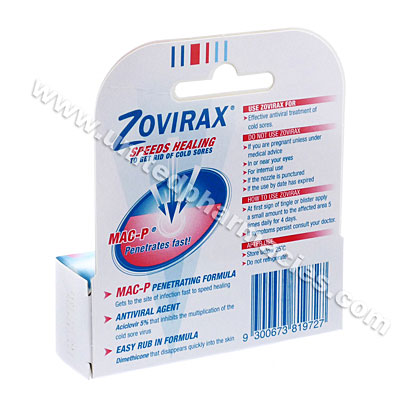 Zovirax creme 2g prix