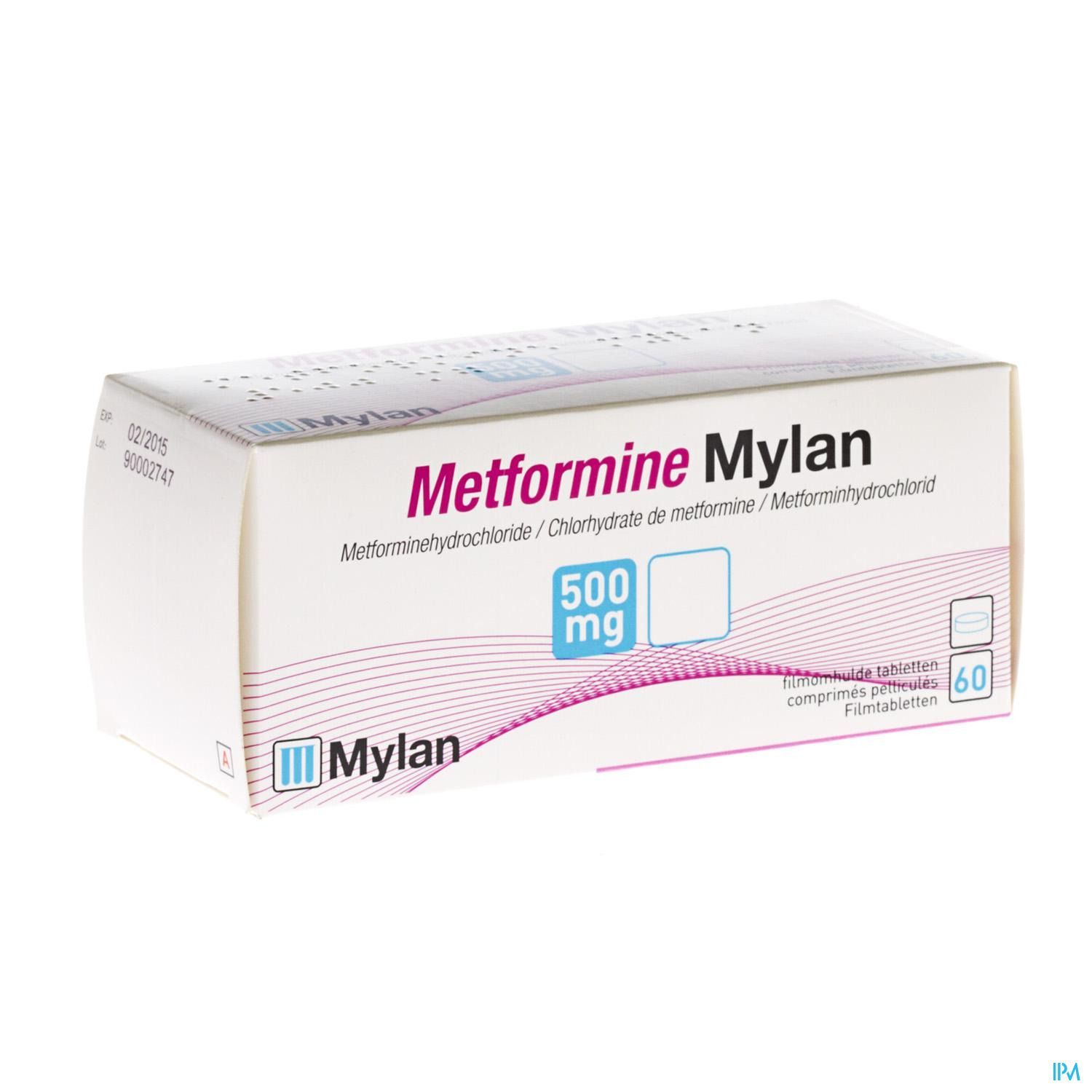 prix metformine 500