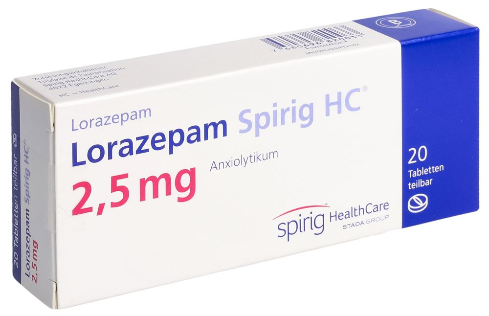 Lorazepam pilule