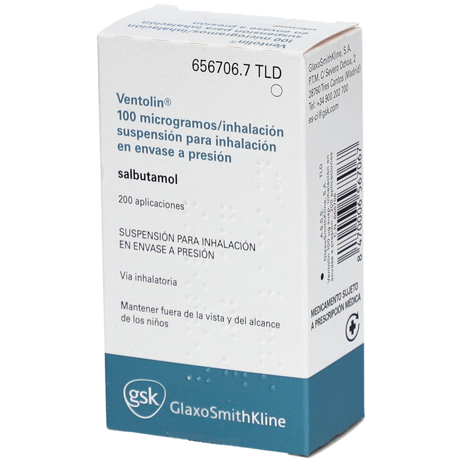 Achat ventoline salbutamol