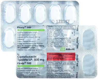 ciprofloxacin 500 mg spc