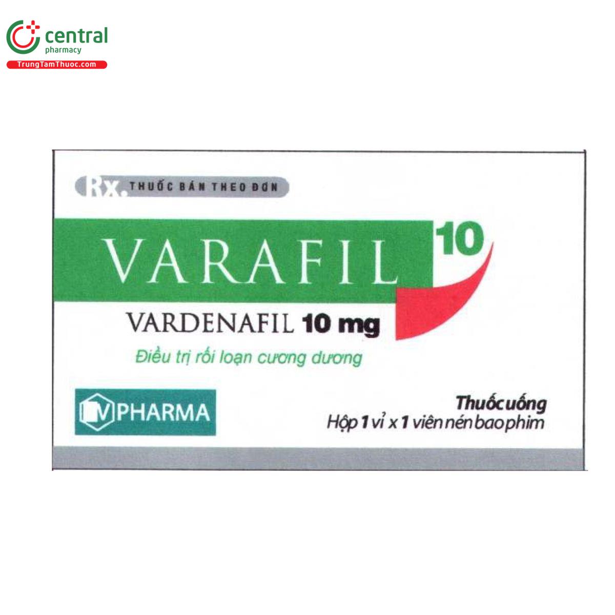 vardenafil 10mg prix